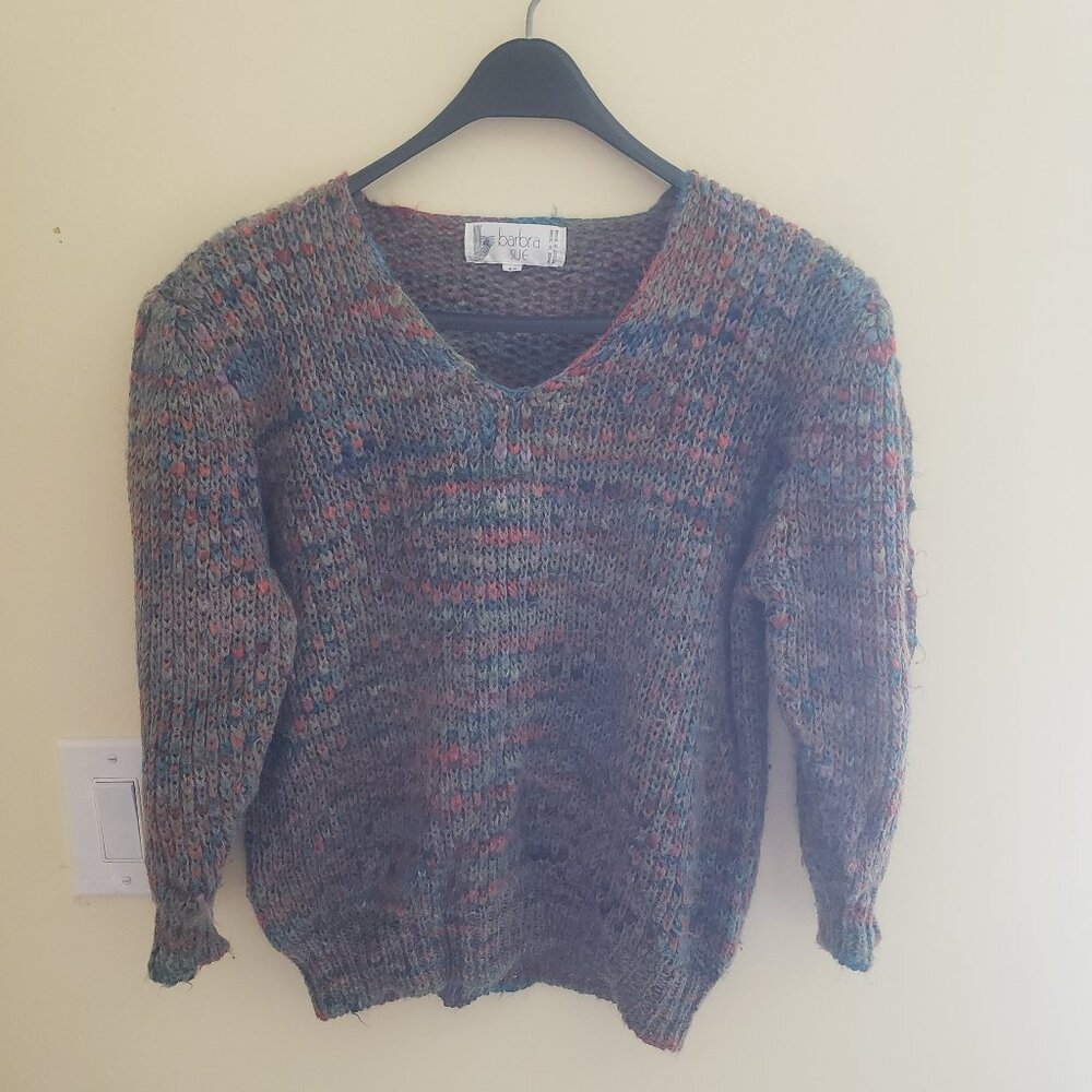 Barbra Sue Multicolor Knit Sweater